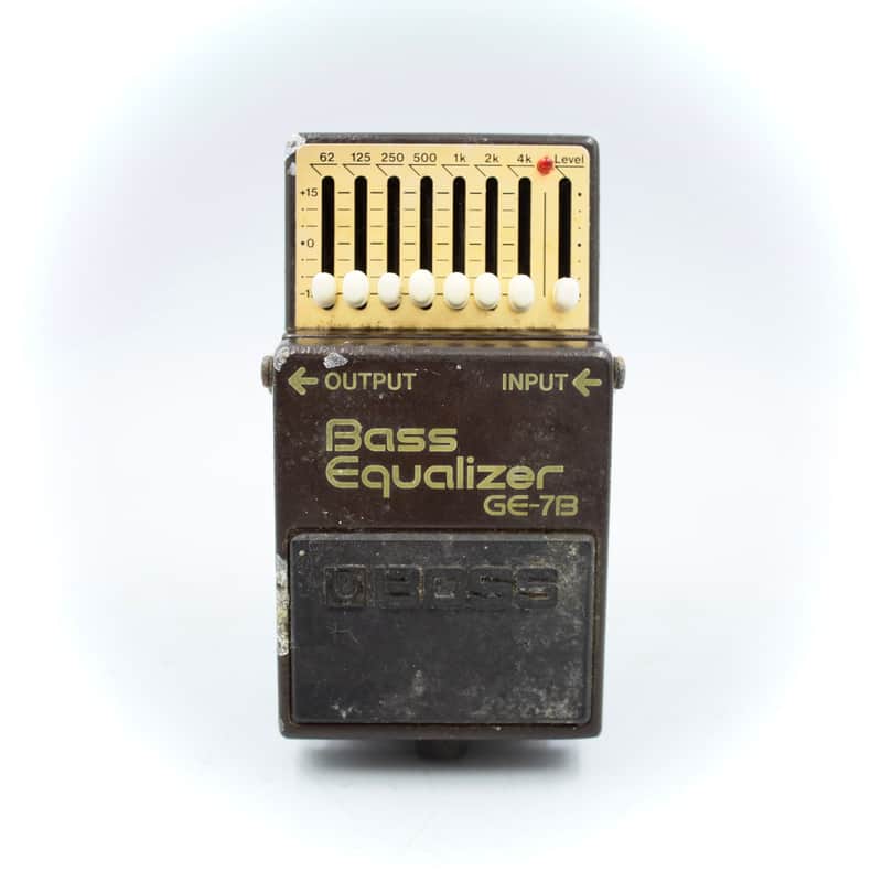 Boss GE-7B Bass Equalizer 1987 Made in Japan Guitar Effect Pedal