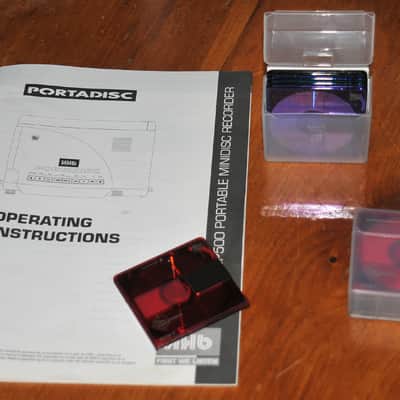 HHB Portadisk MDP 500 early 2000's - purple/black plastic image 9