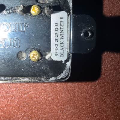 Seymour Duncan Black Winter 7-String Humbucker Set 2010s - Black image 3