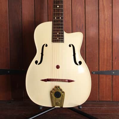Maccaferri G40 Hollowbody Acoustic Guitar Circa 1950's USA Pre-Owned image 2