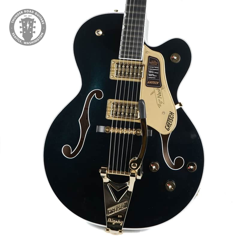 New Gretsch Nashville Hollow Body with String-Thru Bigsby Midnight Sapphire image 1