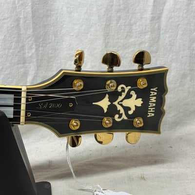 Yamaha Super Axe SA-2100 SA2100 Semi-Hollowbody Guitar with Epiphone Case - MIJ Made In Japan - Black image 7
