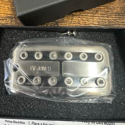 TV Jones Power'Tron Ultra Bridge Pickup - Brushed Nickel (BRAND NEW) image 3
