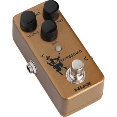 Nux HORSEMAN-OD Pédale d'overdrive analogique Horseman NOD-1 gold/silver image 1