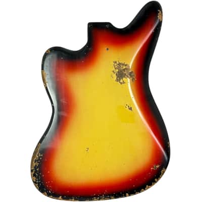 MJT Aged Relic Nitro Jaguar Body - Sunburst | Reverb