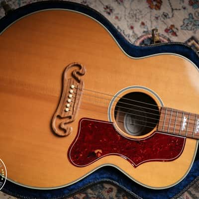 2012 Gibson SJ-200 Studio Super Jumbo Acoustic Guitar Natural image 4