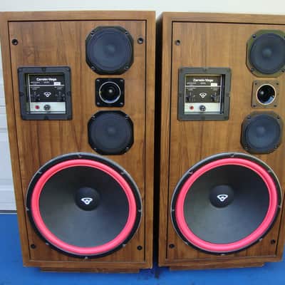Vintage Cerwin Vega D-9 Floor Speakers - Professionally Re-foamed image 1