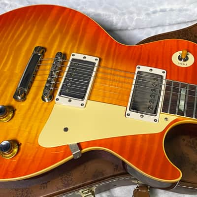 NEW! Gibson Custom 1960 Les Paul Standard Reissue VOS - Tangerine Burst - Authorized Dealer - Only 8.35 lbs - G07603 image 2