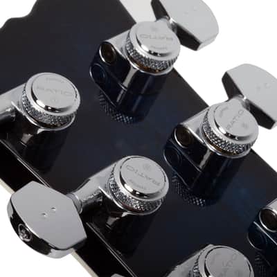 Schecter 2593 Left-handed Solo-II Supreme See Thru Blue Burst image 9