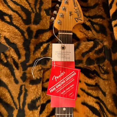 Fender To The Stars Limited Edition Tom Delonge "Padre" Stratocaster 2025 - Brown w/ Orange Competition Stripe image 4
