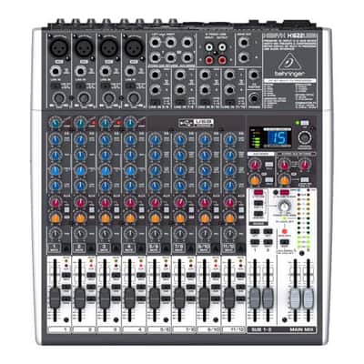 Behringer XENYX X1622USB Premium 16-Input 2/2-Bus Mixer with XENYX Mic Preamps and Compressors, British EQs image 3