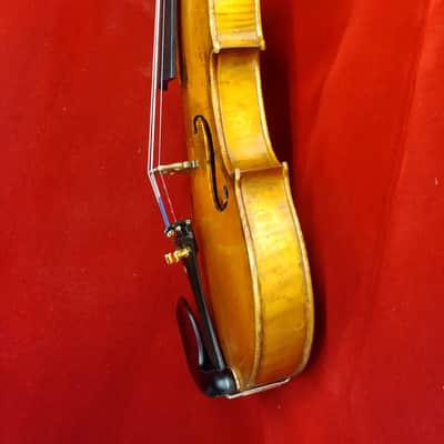 German Stradavarius Copy of 1737 4/4 Violin Antique Vintage Violin 1890-1920 - Medium Brown Varnish image 8