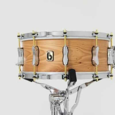 British Drum Co. ARC-14-60-SN Archer Series Yew Wood Snare. 6" x 14" image 3