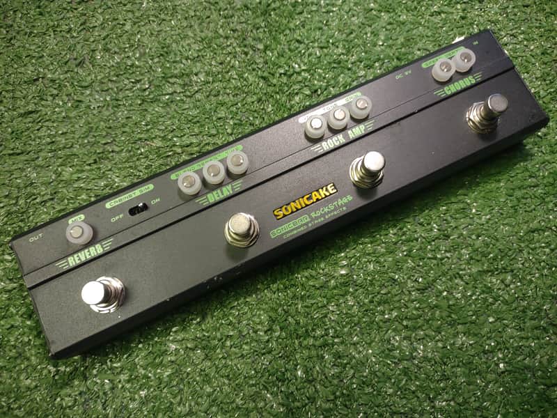 SONICAKE Sonibar Rock Stage 4 Pedals in 1 - Reverb Delay Rock Amp and Chorus image 1