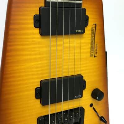 Steinberger Synapse SS-2F Custom Electric Guitar - Trans Amber image 3