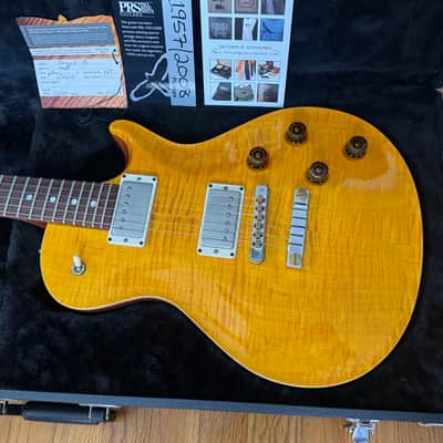 2012 PRS Stripped 58 SANTANA YELLOW East Indian FB - MASSIVE FLAMETOP 57/08 Pickups Les Paul Style Single Cut Hard to Find Color image 11