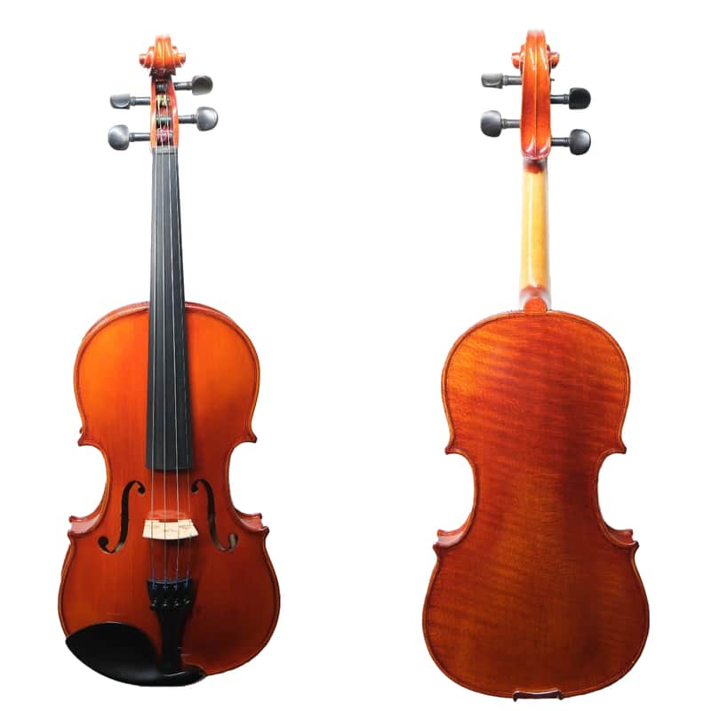 Handmade 4/4 Violin Outfit Italian Spruce, 1pc Maple Back, Rich Tone, Case & Bow image 1