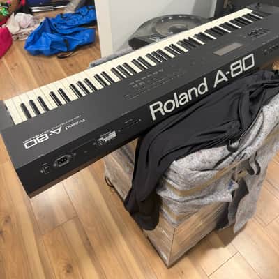 Roland A-80 88-Key MIDI Keyboard Controller 1989 - 1995 - Black imagen 3