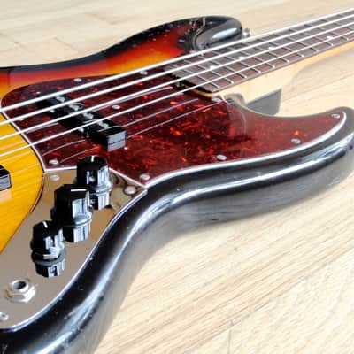 1982 Squier JV '62 Jazz Bass Sunburst Japan MIJ Fender USA Custom Shop Pickups image 7