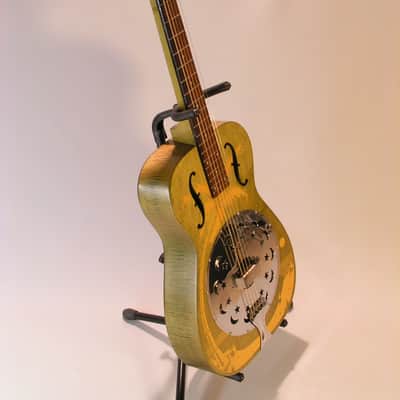 Dobro bois manche carré model Hula Blues de 1987 image 8