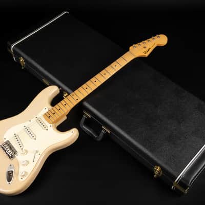 2013 Haar Traditional S Old Headstock - Nitro Blonde Light Aged | Custom Stratocaster 1-Piece Swamp Ash Body Maple Fretboard Amber Pickups | Case image 20