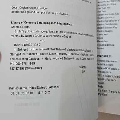 2nd Edition Miller Freeman Books Gruhn's Guide to Vintage Guitars image 3
