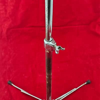 Ludwig Lightweight Series Flat Base Straight Cymbal Stand Model No. 1400 1970s-1980s - Chrome image 3