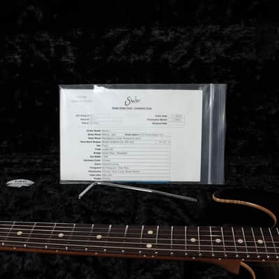 Suhr Custom Modern Guthrie Govan Spec 2012 - Trans Charcoal Burst image 10
