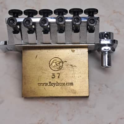 Floyd Rose- Charvel So-Cal 1000 Series Double-Locking Tremolo Bridge w/ 37 Brass Block- Chrome- New Pulloff image 7
