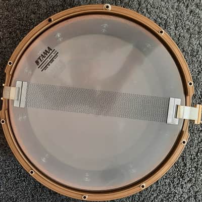 Tama Pro Custom Rosewood snare - bellbrass hoops - gold hardware - gladstone lugs -14"x6,5" PRW326. image 8