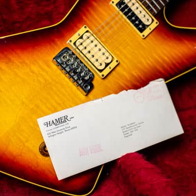 1982 Hamer Standard w/very rare sustain block tremolo. 4 digit serial and very clean image 14
