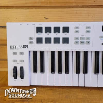Arturia KeyLab49 Essential MKII Midi Controller - White image 2