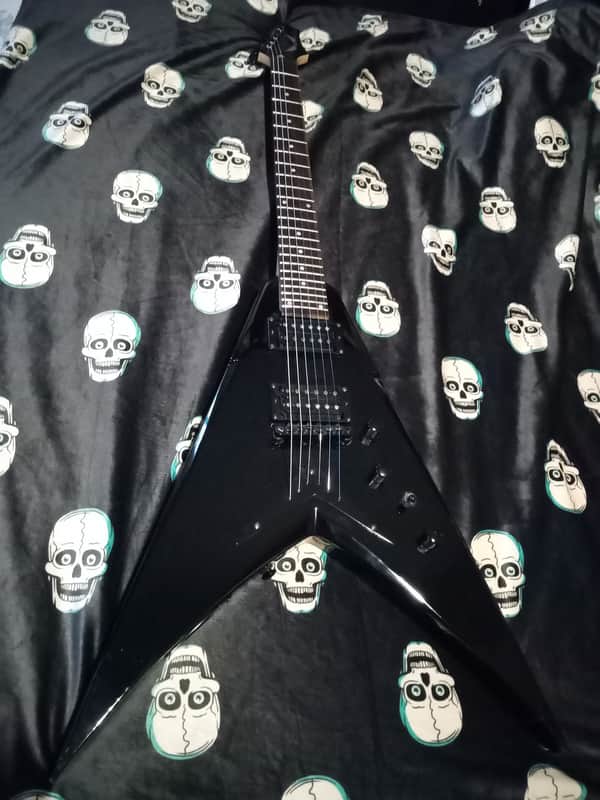 Dean Dave Mustaine Signature V 2007? Ebony Black VMNT And Hardcase Bild 1