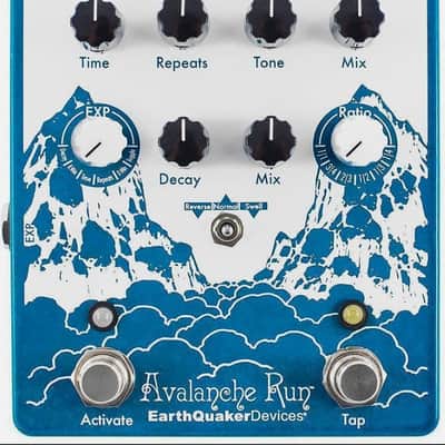 EarthQuaker Devices Avalanche Run V2 Delay Reverb Guitar Effects Pedal image 1