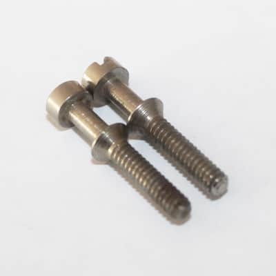 Vintage 1960's Gibson Adjustable Bridge Saddle Screws Set Of 2 1963 Acoustic Guitar image 3
