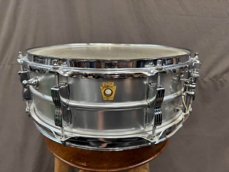 Ludwig No. 404 Acrolite 5x14" 8-Lug Aluminum Snare Drum with Keystone Badge