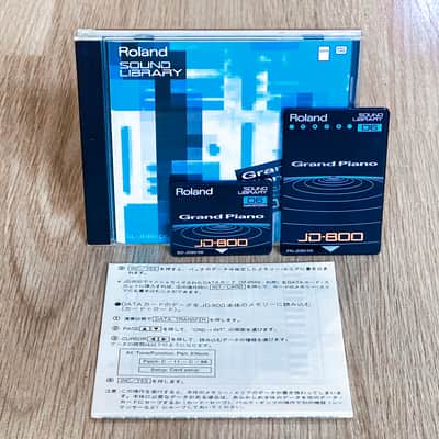 Roland JD-800 / JD-990 | Voice ROM Data & Waveform Card Set | SL-JD80-06 | GRAND PIANO