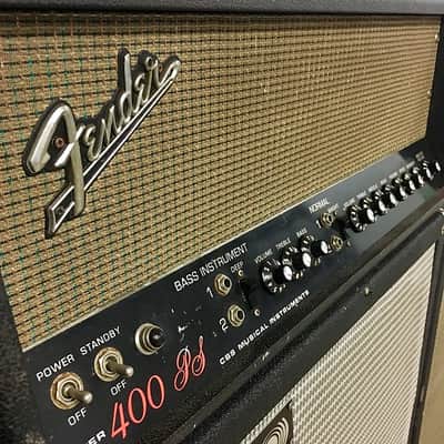 Fender 400-ps c 1969 original vintage USA 500 watt all tube monster bass guitar amplifier image 3