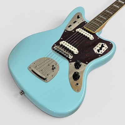 Fender Squier Classic Vibe '70s Jaguar FSR Limited-Edition Electric Guitar - Daphne Blue image 11