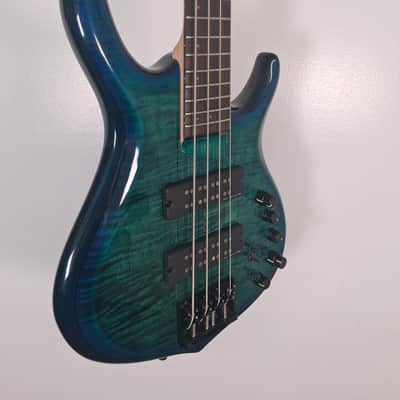 Sire 2nd Generation Marcus Miller M7 TBLB Alder 4-String with Ebony Fretboard 2019 - Transparent Blue Burst image 3