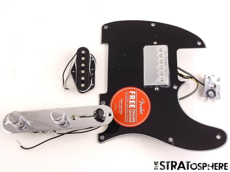 Fender Squier Affinity Tele FMT SH LOADED PICKGUARD Pickups Plate Knobs Black image 1