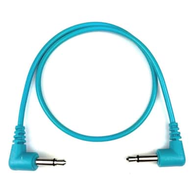 Tendrils Cables - 6x Right angled Eurorack Patch Cables-Magenta / 30cm image 8