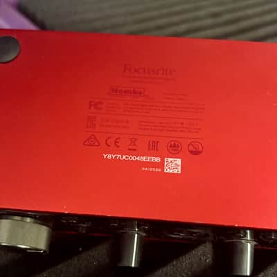 Focusrite Scarlett 2i2 3rd Gen USB Audio Interface 2019 - Present - Red / Black image 6