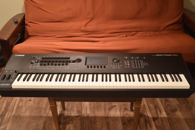 Yamaha Montage M8x 88-Key Synthesizer  Black image 1