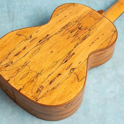 USED Kala KA-FMT Solid Spruce Spalted Maple Tenor Ukulele w/HSC image 3
