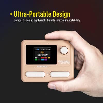 SONICAKE Pocket Master-Portable Multi Effects Pedal, 100+ Built-in Guitar/Bass/Acoustic Effects - Pink (Price includes the import duty to US buyer) image 3