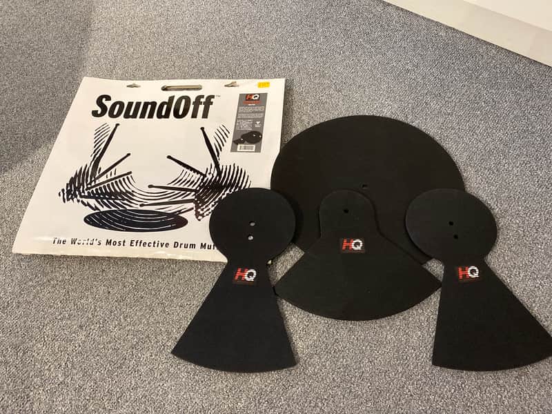 Evans SoundOff Cymbals and Hi Hats Mute Pack - Black image 1