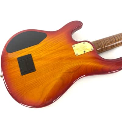 Ernie Ball Music Man Ball Family Reserve StingRay 5 Fretless 2022 - Cherry Sunburst image 4