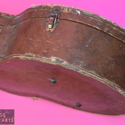 Vintage 1950's Gibson / Stone Badged / Brown Lined Hard Case 16" ES-175 J-45 J-50 175D image 5