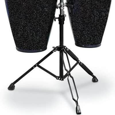 Lp Aspire 10-inch And 11-inch Santana Black Magic Conga Set With Double Stand image 2